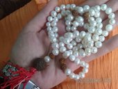 подарок на дивали - жемчужная джапа мала с рудракшамиl
